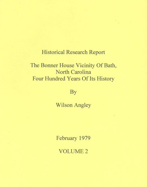 Historical Research Report Cover
