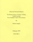 Historical Research Report Volume I cover