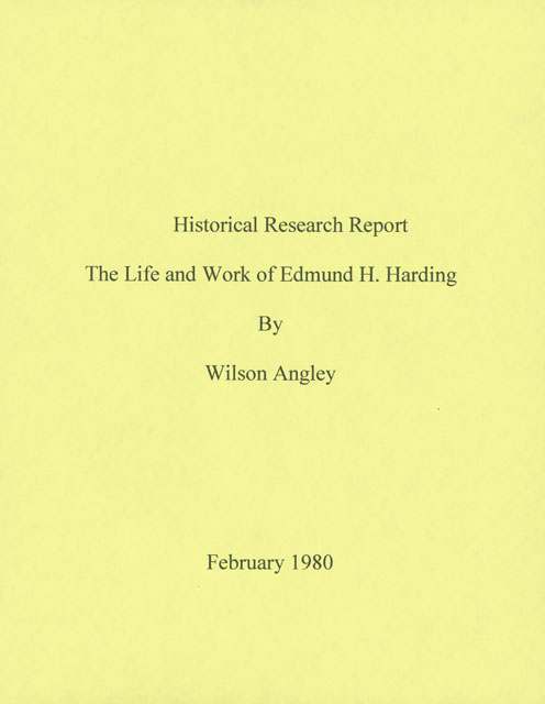 Edmund Harding Cover Page
