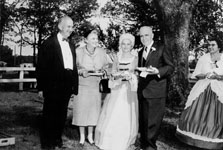 Governor Luther Hodges at Kirby Grange Barbeque