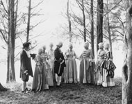 Group Shot of Adults in Period Dress