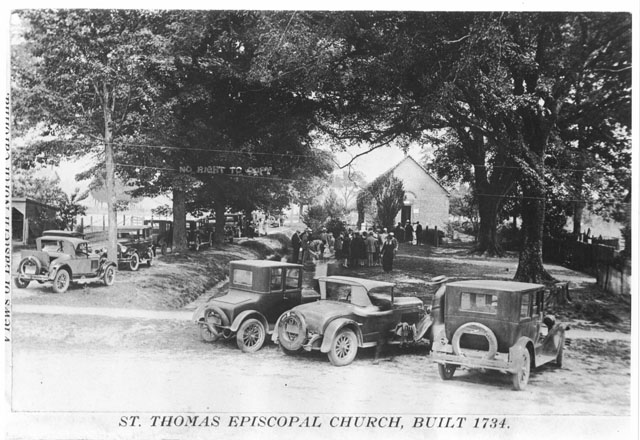 St. Thomas Church and Grounds in 1927