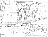 1837 Survey of Bath Area, Indicating "gleeb Land" to the West of Bath Creek
