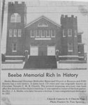 Beebe Memorial rich in history