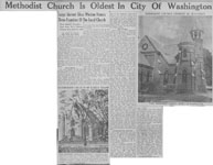 Methodist Church oldest In City of Washington