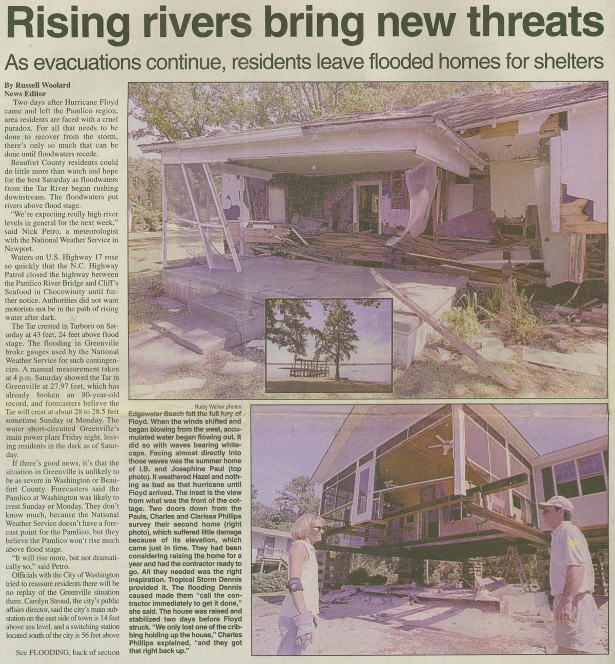 Rising rivers bring new threats